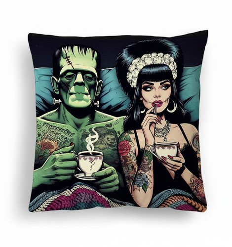 Frankenstein bride cushion - &,