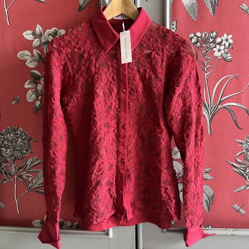 Anne fontaine elga red lace - fontaine,