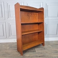 Retro Vintage Mid Century Bookshelf / Bookcase Teak –  Shelving Unit Wooden MCM