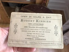 Antique Advertising Early Card