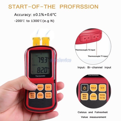 Thermocouple thermometer - thermocouple,