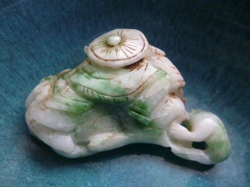 Chinese apple green jade - apple, stone
