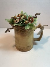 Vtg Button Bouquet/ Yellow