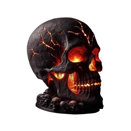 Gothic skull table lamp - gothic,