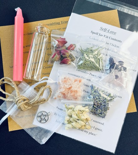 Self love spell jar - self-love, wiccan