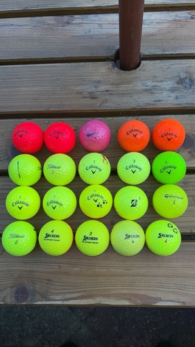 Coloured golf balls - 20,