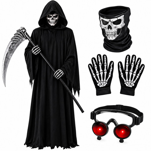 Scary death reaper costume for - scary,