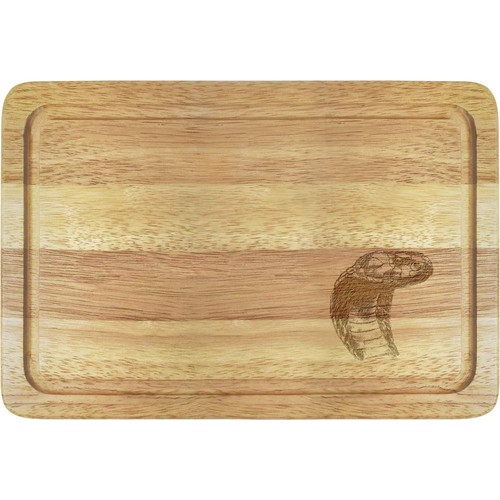 Cobra snake portrait wooden - snake,