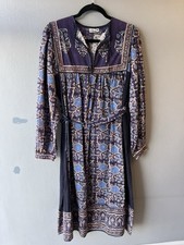 Vintage Indian Blue Block