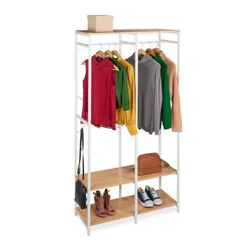 Wardrobe clothes rack coat - wardrobe,, rack,