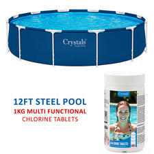 12ft Steel Frame Pool 30in