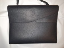 Genuine Smythson Ludlow Laptop / Shoulder Bag / Slim Breifcase, Black, BNWT