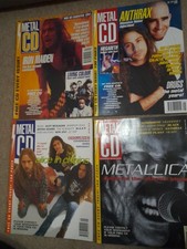 Metal Cd Magazine x4 Issues