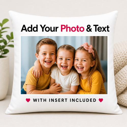 Personalised photo cushion - photo,