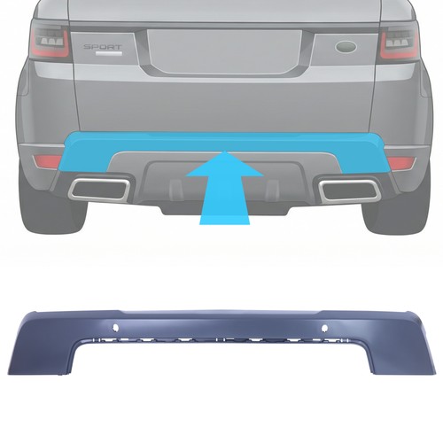 Rear bumper centre trim - bumper, for