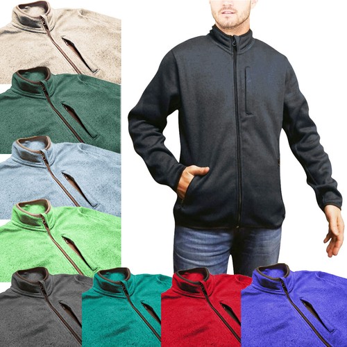 Mens fleece jacket full zip - ex,