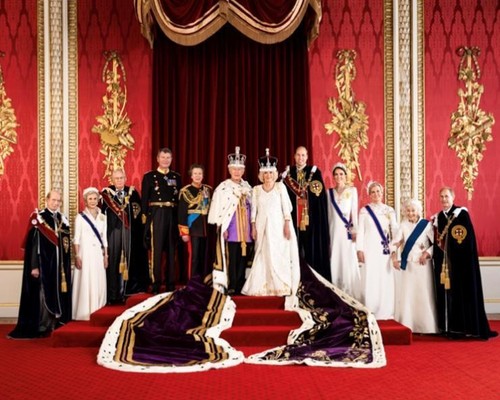 King charles iii coronation - hm,
