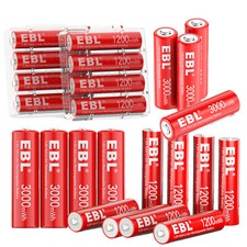 EBL 1.5V 1200mWh / 3000mWh