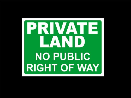 Private land public - public, right