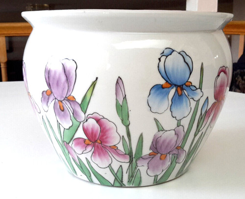 Chinese koi fish vase pot - fish,