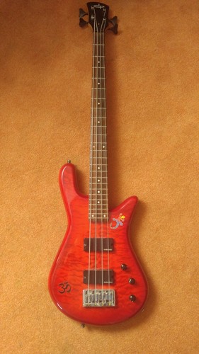 Bass guitar used licensed - used,