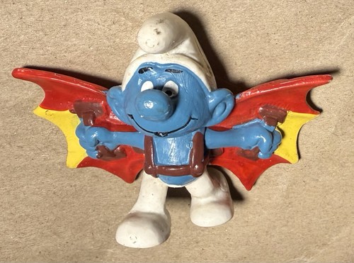 Vintage smurf hang glider - vintage,