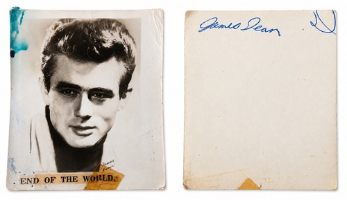 Vintage james dean autographed - vintage,