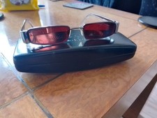 Red or Dead glasses with hard