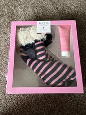 Jack Wills Slipper Sock & Fruity Body Lotion 75ml Gift Set New Damaged Box