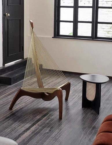 Scandinavian harp chair - chair, /