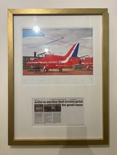 Signed Red Arrows RAF Print
