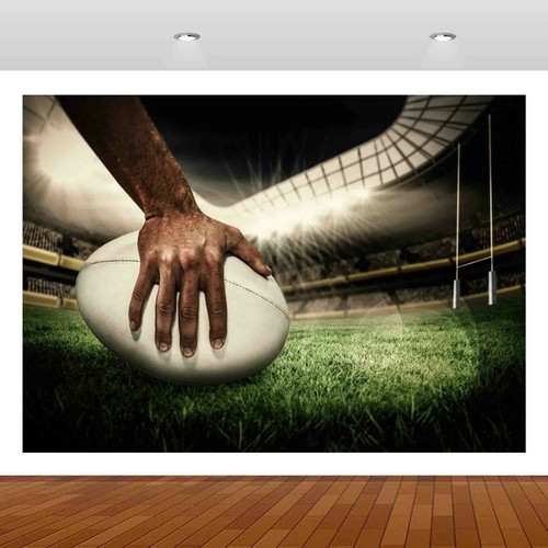 Rugby ball player - ball,
