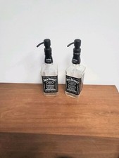 2 xJack Daniel's Whiskey Bottle Soap Dispenser