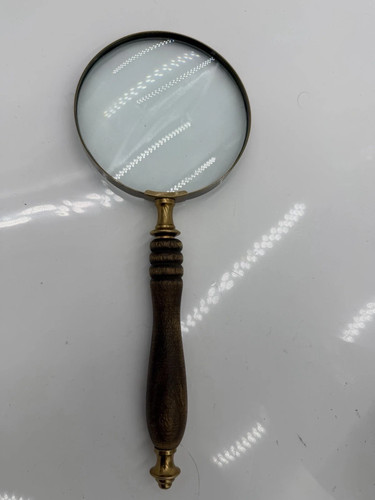 Antique style brass magnifier - antique,