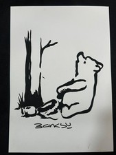 banksy drawing and painting on
