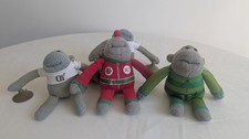 pg tips monkey soft toys x4 (Green 1 is  Comic Relief 2017 edition) soft toy