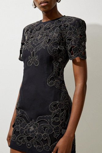 Karen millen mini dress uk10 - dress,