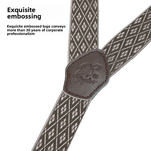 35mm leather men braces - 35mm, men's