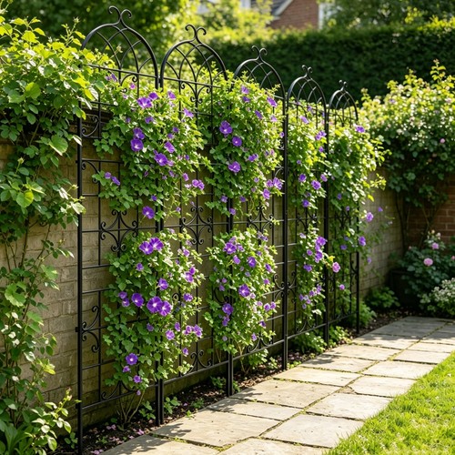 Metal garden trellis - metal,