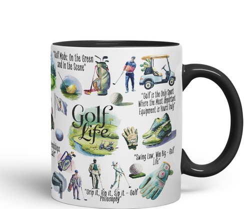 Golf life golfer - golf, ceramic