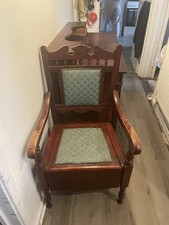Antique Commode Seat with