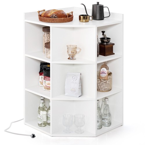 Tier corner bookshelf with - corner,