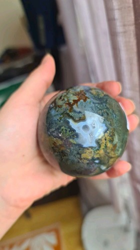 Polished smooth green brown - smooth,