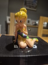 DISNEY BRITTO TINKER BELL Figurine - Sitting Pose - Peter Pan - 2011 RARE