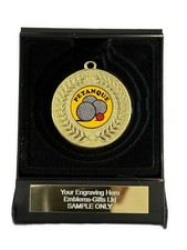 Pétanque Award 50mm Gold