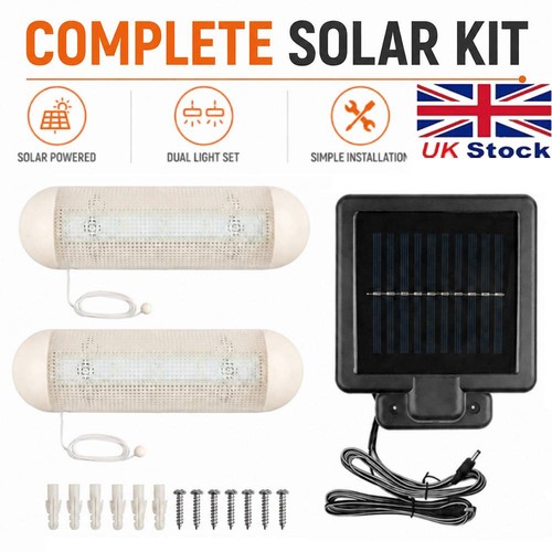 2pcs solar powered led - 2pcs, shed