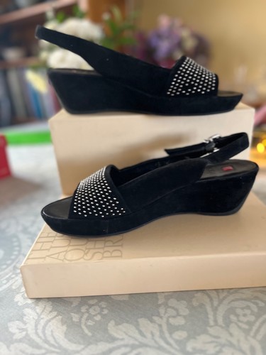 Black suede ladies - suede,