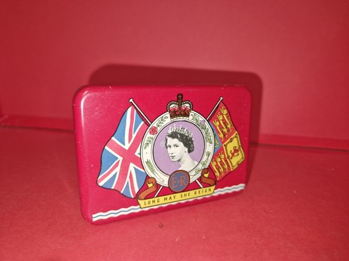 Vintage coronation oxo tin - vintage,