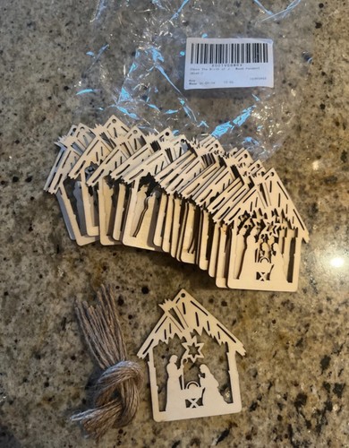 Pack wooden baubles - if,