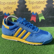 Rare Vintage 2011 Adidas SL80 Blue & Yellow Stockholm Colour Way Mens UK 7